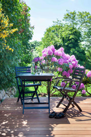 York Folding Table - Black