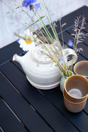 York Folding Table - Black