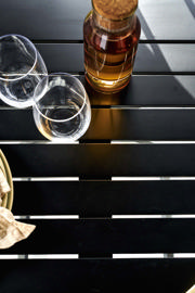 York Folding Table - Black