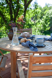 Butterfly Folding Table - Teak 110 cm