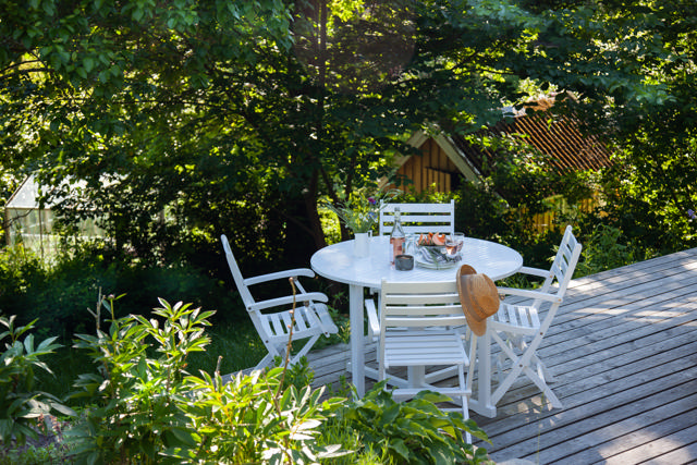 Butterfly Folding Table - White 110 cm