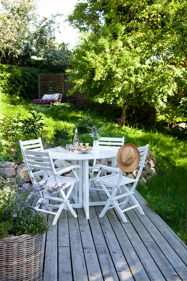 Butterfly Folding Table - White 110 cm
