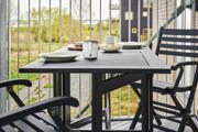 Butterfly Folding Table - Black