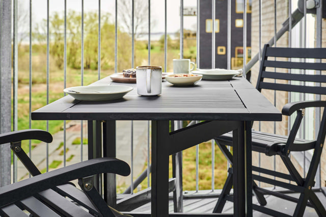 Butterfly Folding Table - Black