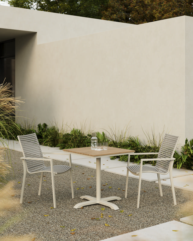 MOOD Classic Café Table - Sandy Grey