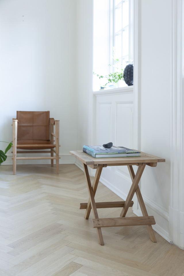 Noble Safari Chair - Bamboo & Light Brown Leather