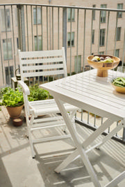 York Folding Chair - White