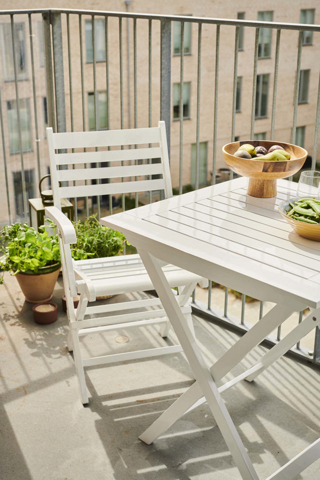 York Folding Chair - White
