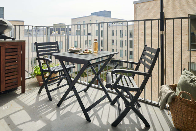 York Folding Chair - Black