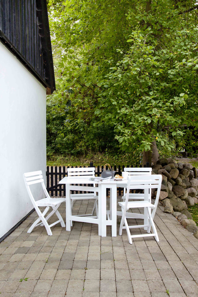 Clarish Folding Chair - White