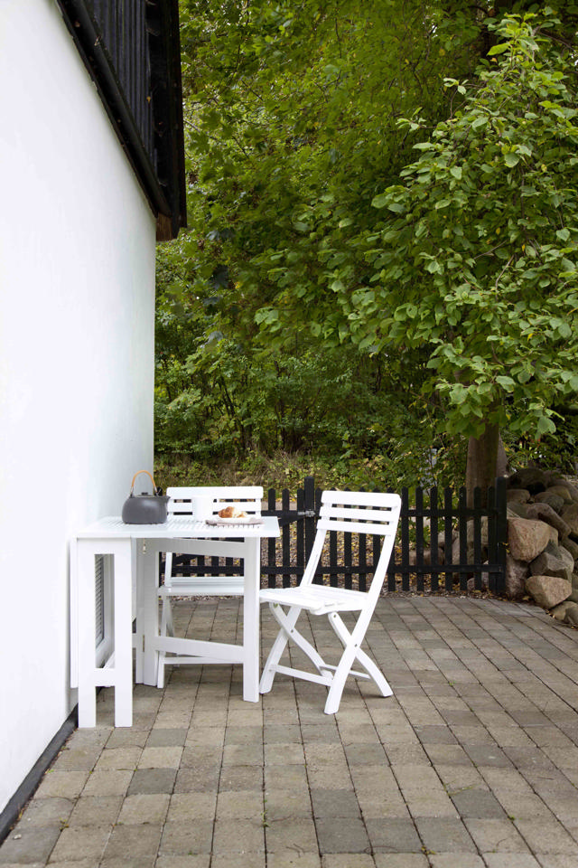 Clarish Folding Chair - White