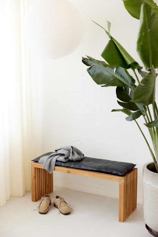 Rib Three-Seater Bench - Teak