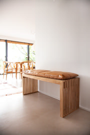 Rib Three-Seater Bench - Teak