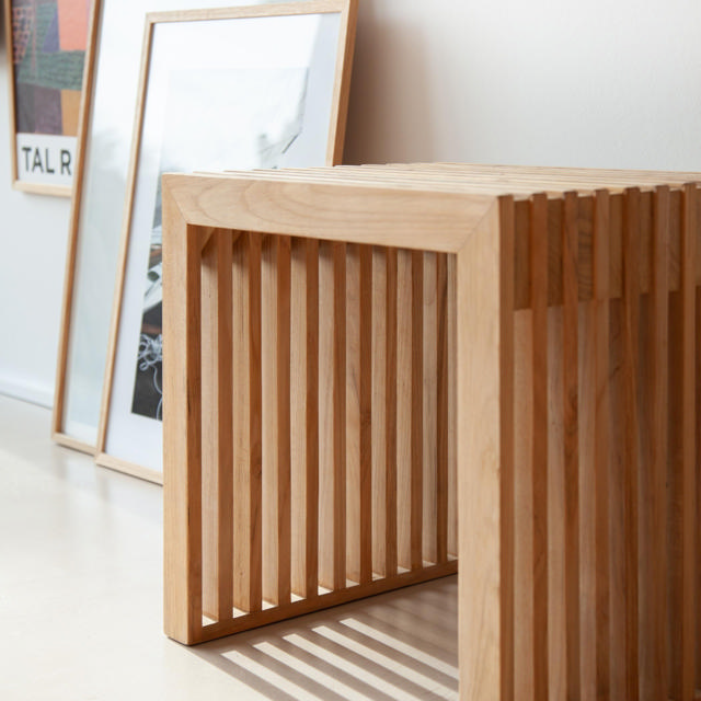 Rib Stool - Bamboo