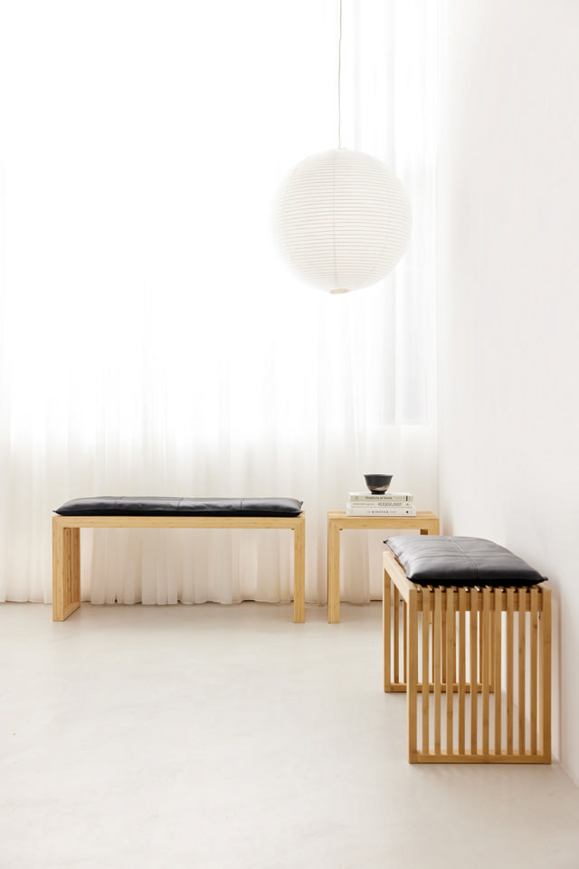 Rib Stool - Bamboo