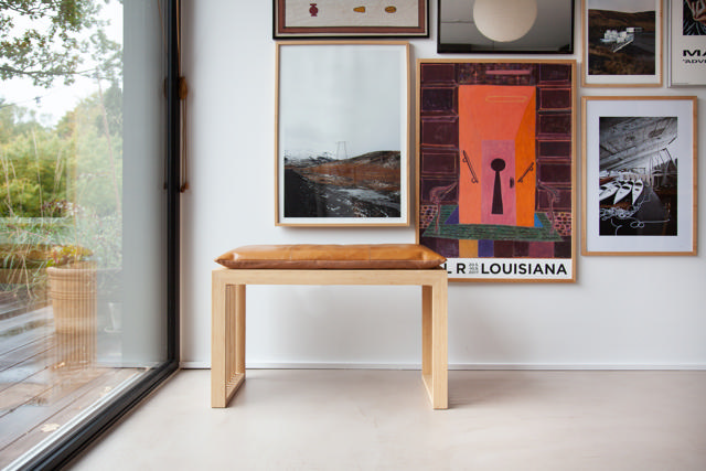 Rib Two-Seater Bench - Bamboo