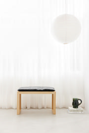 Rib Two-Seater Bench - Bamboo