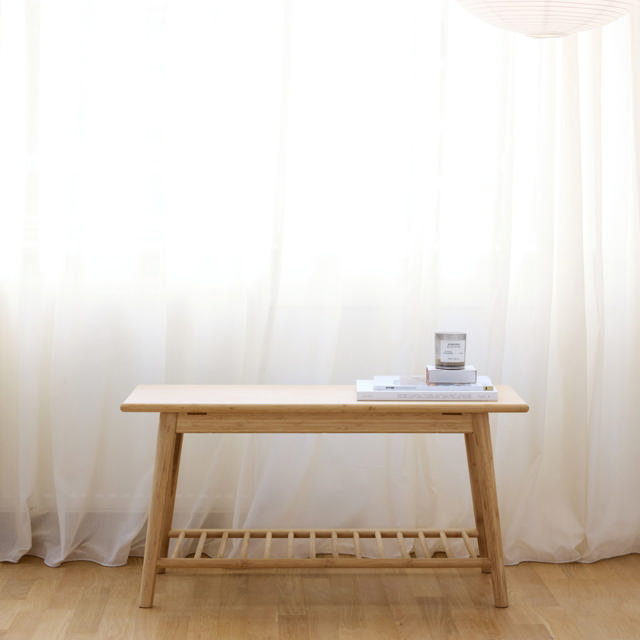 Noble Hallway Bench - Bamboo