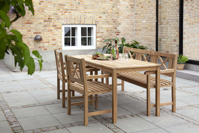 Rosenborg Three-Seater Bench - Teak