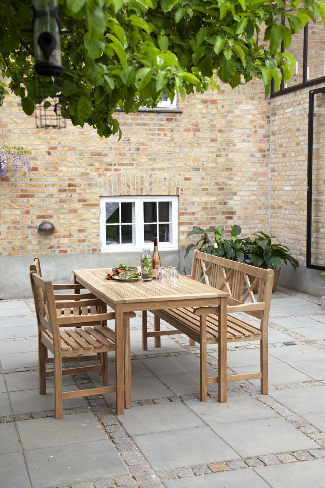 Rosenborg Three-Seater Bench - Teak