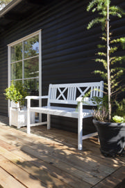 Rosenborg Two-Seater Bench - White