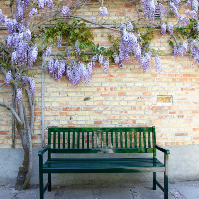 Brighton Bench Three-Seater - Green 