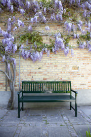 Brighton Bench Three-Seater - Green 