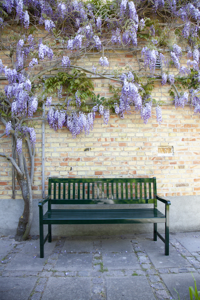 Brighton Bench Three-Seater - Green 