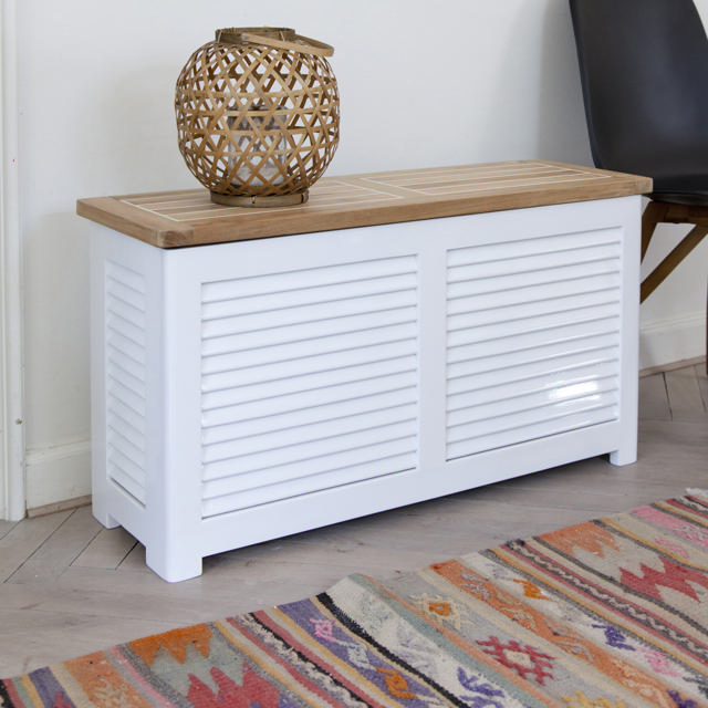 Everyday Storage Bench - White