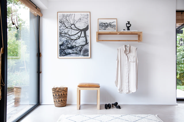  Rib Large Wardrobe Shelf - Bamboo