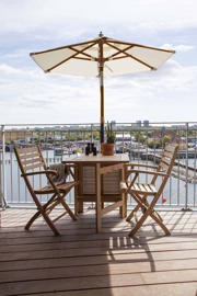 Shade Balcony Parasol - Off-White