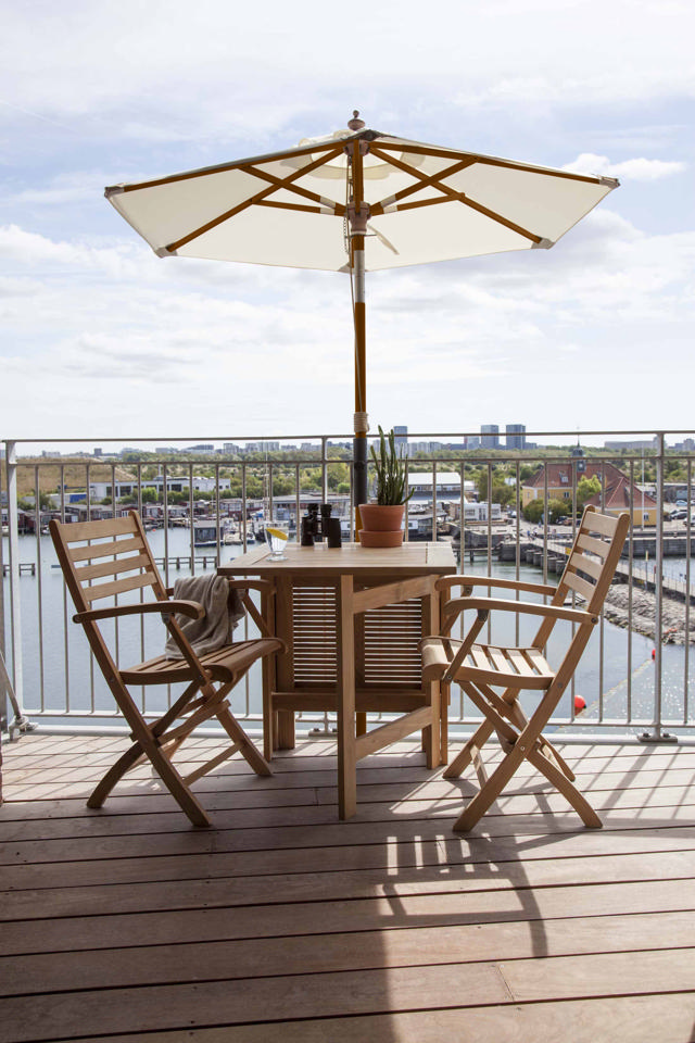 Shade Balcony Parasol - Off-White