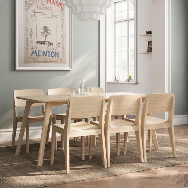 Elvo Dining Table - Bamboo