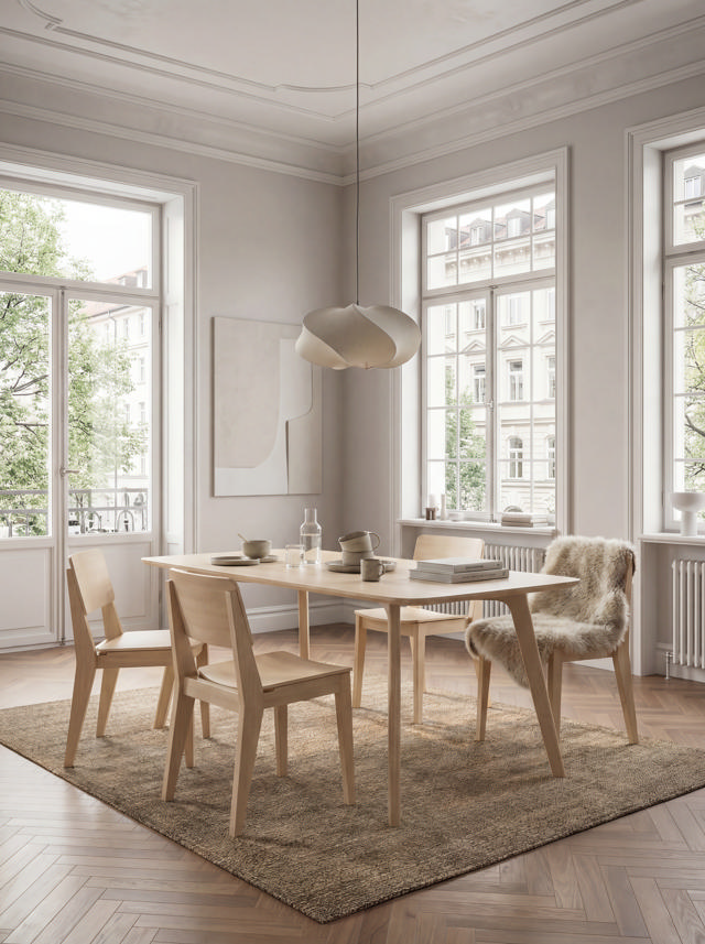 Elvo Dining Table - Bamboo