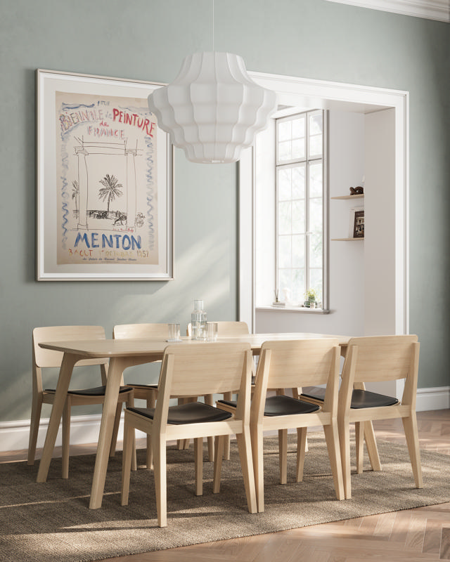 Elvo Leather Cushion - Black