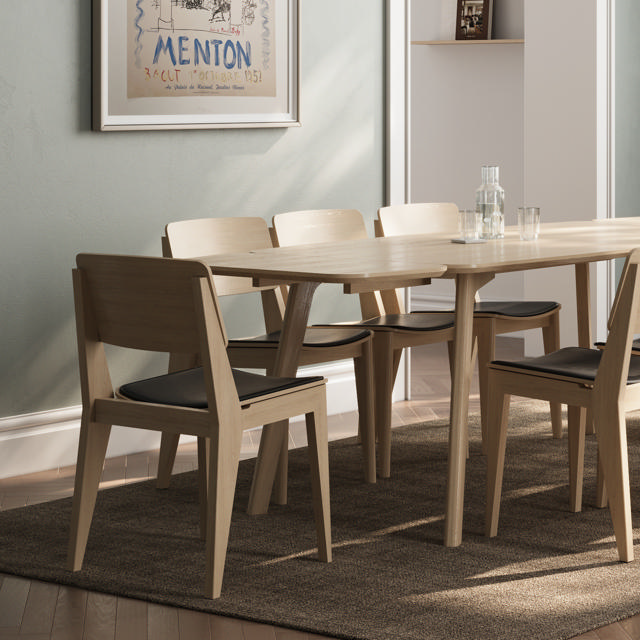 Elvo Leather Cushion - Black