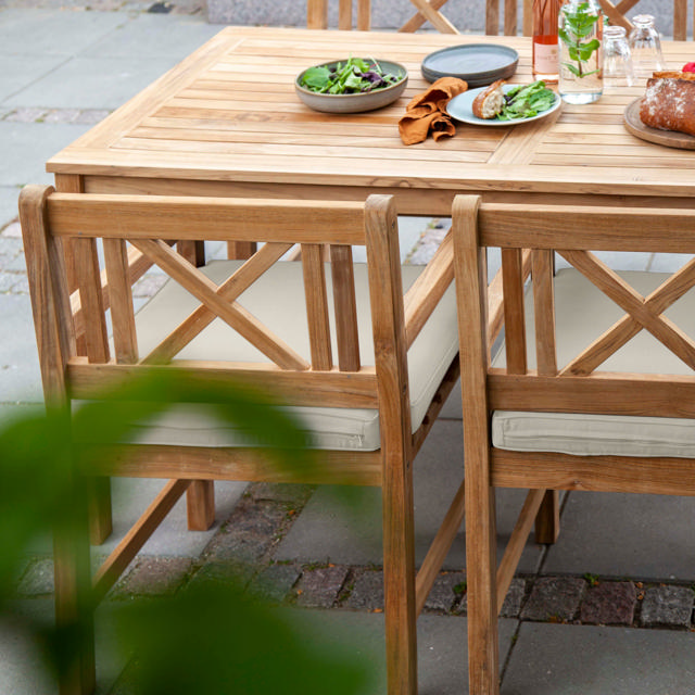 Rosenborg & Sofiero Three-Piece Cushion Set - Sandy Grey