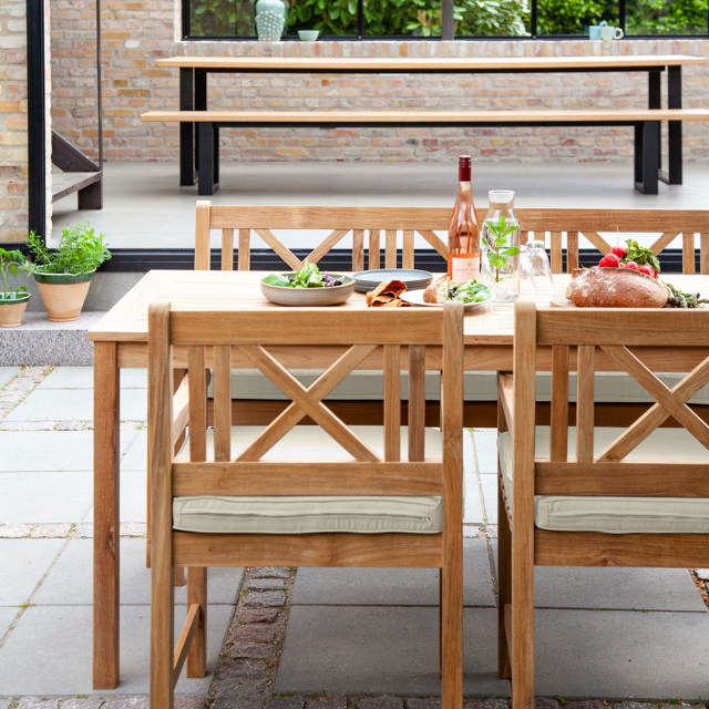 Rosenborg & Sofiero Three-Piece Cushion Set - Sandy Grey